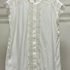Express Short Sleve Beige Blouse (small)